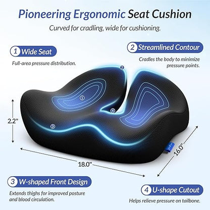Pioneering Ergonomic Seat Cushion for Daily Comfort